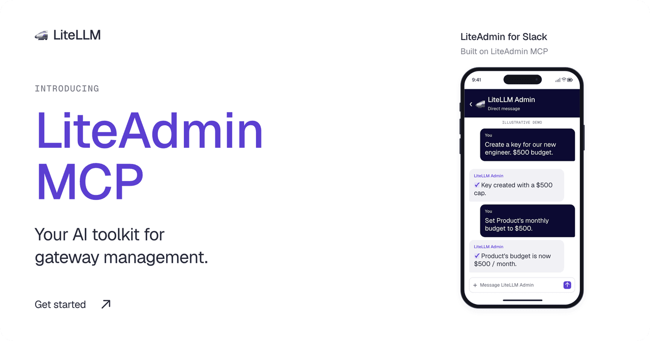 Introducing LiteAdmin MCP: your AI toolkit for gateway management. LiteAdmin for Slack is built on LiteAdmin MCP.