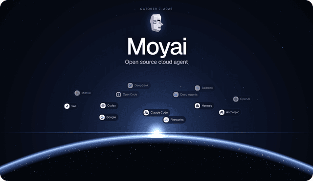 Moyai, an open source cloud agent, with the harnesses and providers that it supports