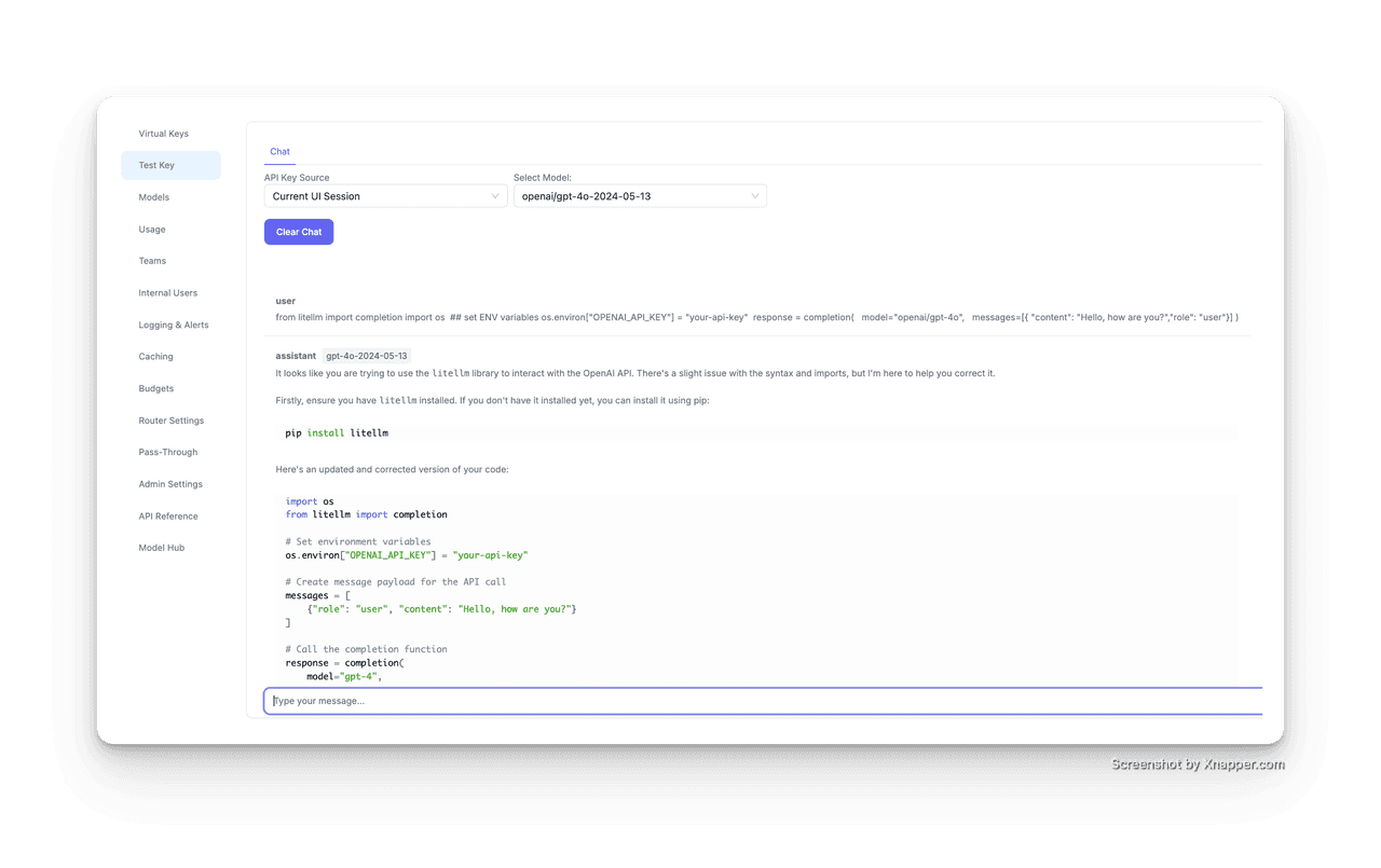 v1.56.4 | liteLLM