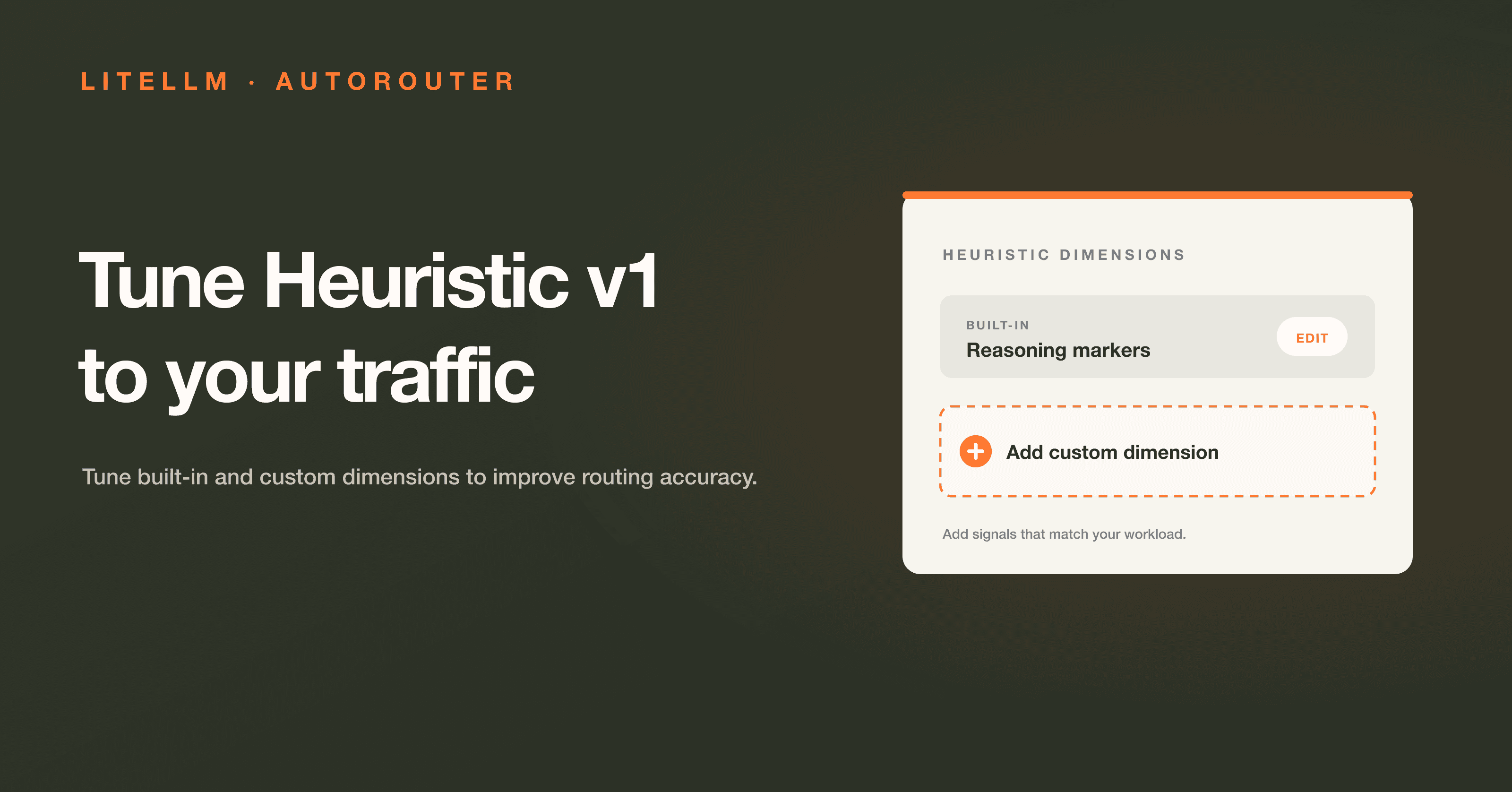 Tune AutoRouter Heuristic v1 dimensions to improve routing accuracy for your traffic